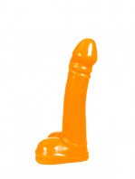 Drill Sergeant Dildo 24x4cm Orange Klassische Form