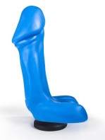 Silikon Dildo Stork 28,5x5,6-8,2cm blau