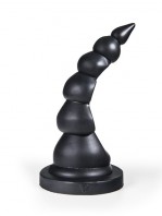 Silikon Anal Plug Boras 26x2,1-6,6cm schwarz
