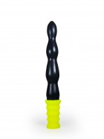 Anal Dildo Fluostick 37,5 x 4,8 cm schwarz/gelb