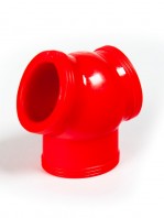 ZIZI Cockring & Ballstretcher "Megaman" rot