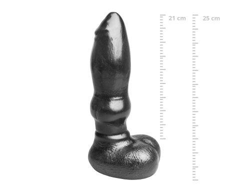 Animal Dildo "Great Dane" 25x4,5-6cm schwarz Realistische Nachbildung