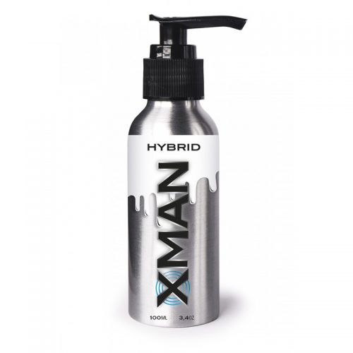 X-Man Hybrid Gleitmittel 100ml (Aluminium Pumpflasche)