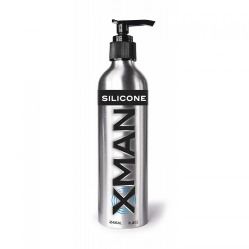 X-Man Silicone Gleitmittel 245ml (Aluminium Pumpflasche)