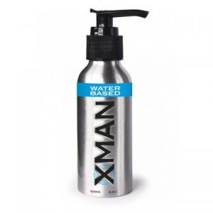 X-Man Waterbased Gleitmittel 100ml (Aluminium Pumpflasche)