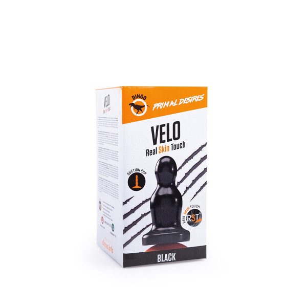 Dinoo Primal „ Velo „ 23,0x8,8cm Schwarz, mit starkem Saugnapf, Hung System & Vac-U-Lock™ kompatibel – Bild 5