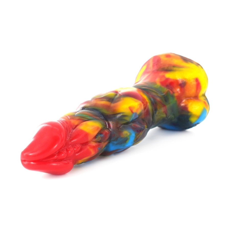Soft Silikon Dildo „Wolorz“ 22,5x4,1-5,6cm, mit Saugnapfbasis, verschiedene Farben – Bild 5