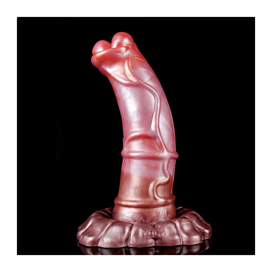 Silikon Dildo „Horse Supreme Cherry“ 24,0x5,7cm mit Saugnapfboden – Bild 4