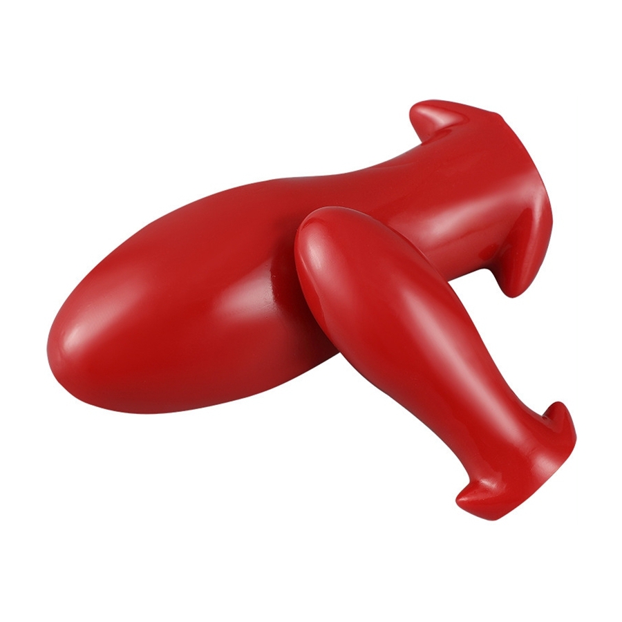 PVC Anal Plug "Drakar Egg", in 4 Größen, Farbe Rot – Bild 3